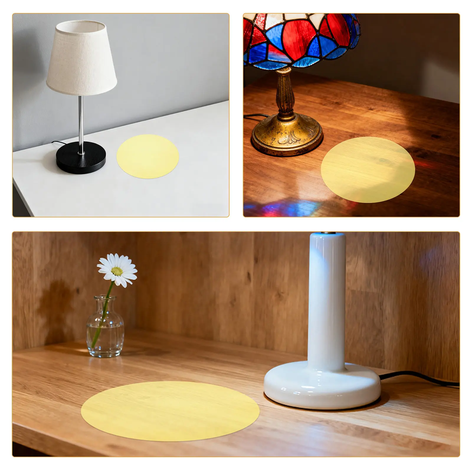 15Pcs Ambient Lighting Gel Color Film Self Adhesive Warm Light Diffuser Sheets for Bedroom Living Room LED Spotlight