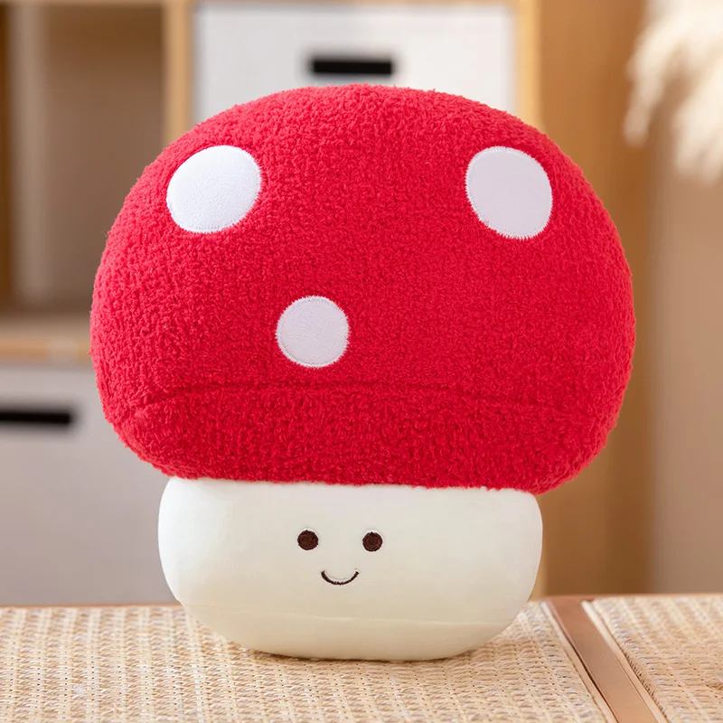 30cm colorido seta de peluche juguete relleno planta almohada muñeca seta Plushie muñeca hogar sofá decoración regalo de cumpleaños