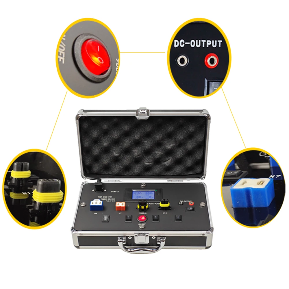 AC 220V LED Auto Scheinwerfer Test Box Multifunktionale Test Instrument High Power Scheinwerfer Tester 150W