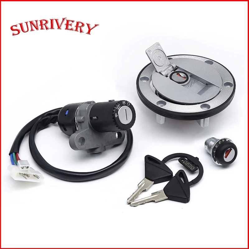 

Для Aprilia CR150 GPR150 GPR125 GPR250R замок зажигания крышка топливного газа замок сиденья набор ключей аксессуары для мотоциклов