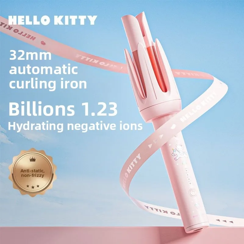 Hello Kitty мультфильм креативный автоматический щипцы для завивки волос с отрицательными ионами уход за волосами долговечная форма милые щипцы для завивки волос подарок для девочек