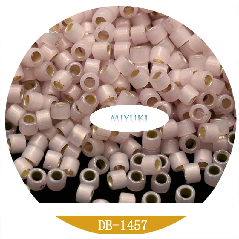 Japan Miyuki Diy Seed Beads 1.6mm Delica Beads 21 Color Silverline Dyeing Series  5G Pack