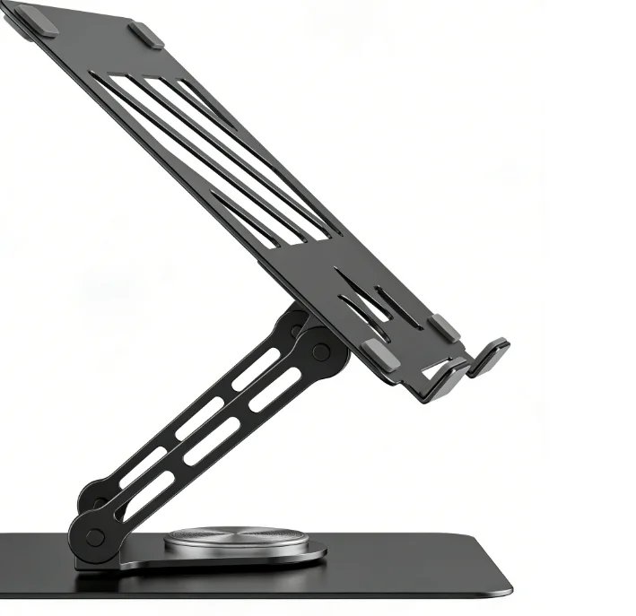 Premium Adjustable Height Angle Ventilated Metal Laptop Stand Fit 13-17 Inch Laptops
