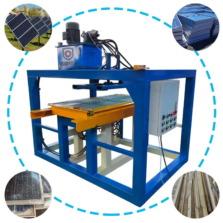 Photovoltaic Panel Dismantling Machine Photovoltaic Board Crusher To Glass Machine Trending 2024