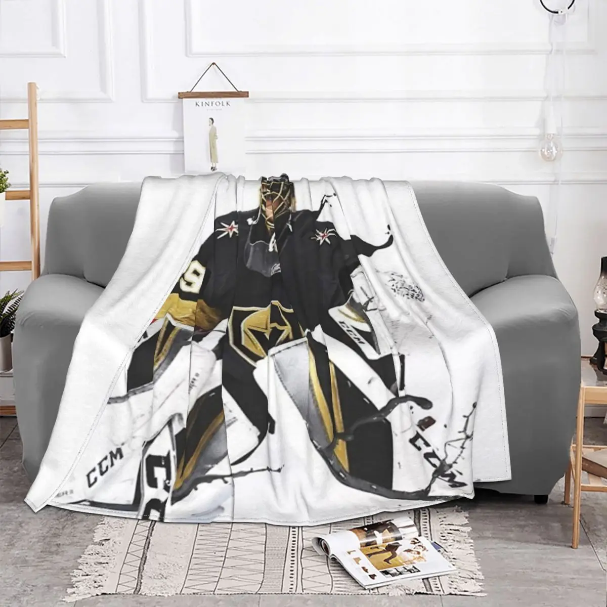 Marc-Andre Fleury Plush Bedroom Winter Blankets Home And Decoration Throw Blanket