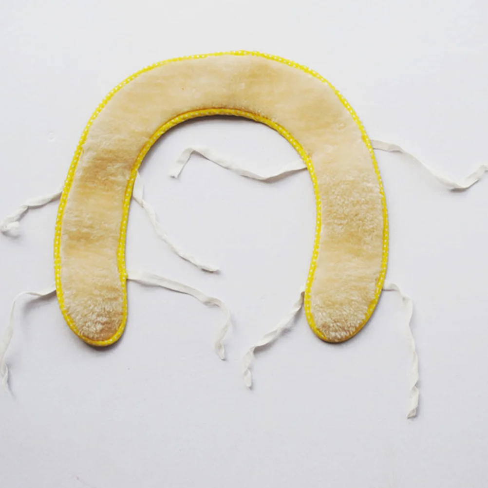 

2 шт., детская подушка для сиденья унитаза, фланелевая теплая детская портативная O U-образная форма, совместимая зимняя основа из искусственной кожи, кольцо для тренировочного сиденья