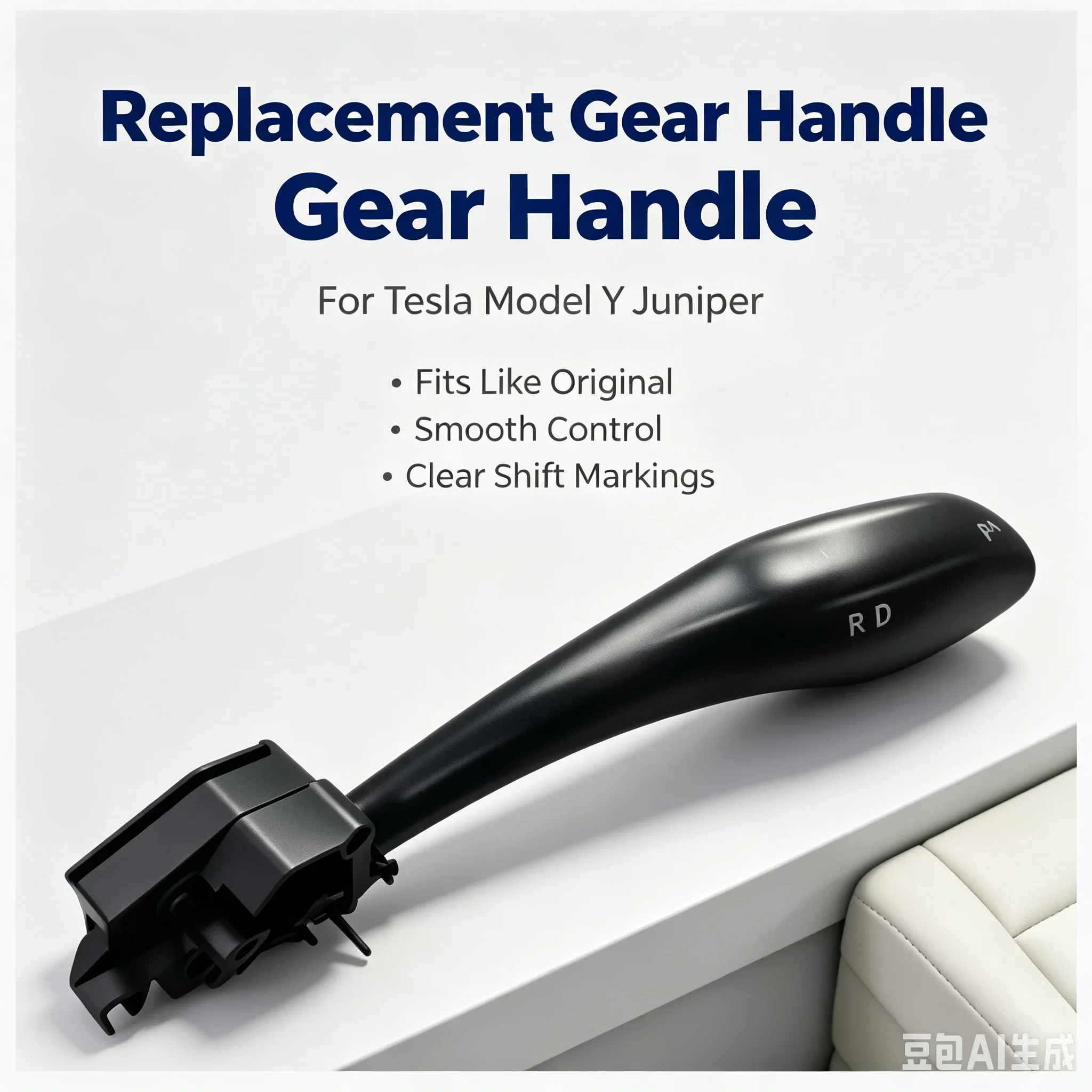 Latest New Model Y Juniper Gear Stalk Lever Physical Shift Grab Kit D P R Gear Indicator Handle for Tesla New Y YL Easy Install
