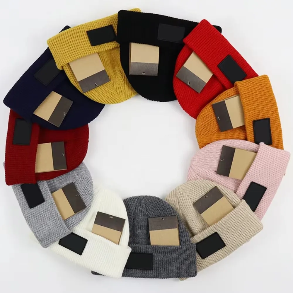 

New Beanies Knitted Hat Men Women Woolen Hat Warm Cold Hat Acrylic Wholesale ODM OEM