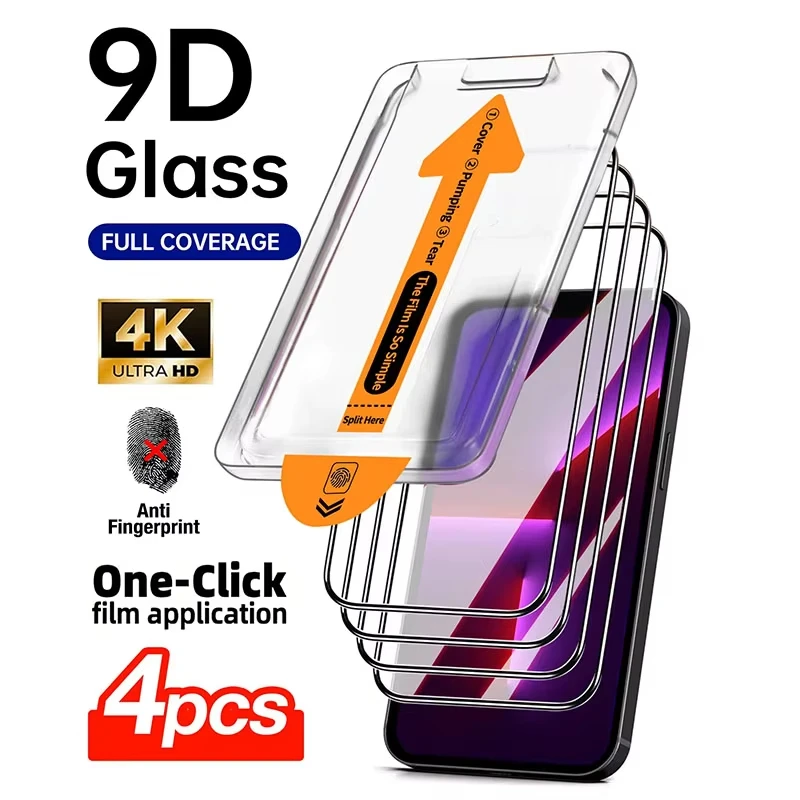 

4PCS Dust Free High Clear Screen Protector For Xiaomi 15 15T 14 13 14T 11T 11T Pro 12T 10i 10T 11X 11i 12 12s Installation Glass