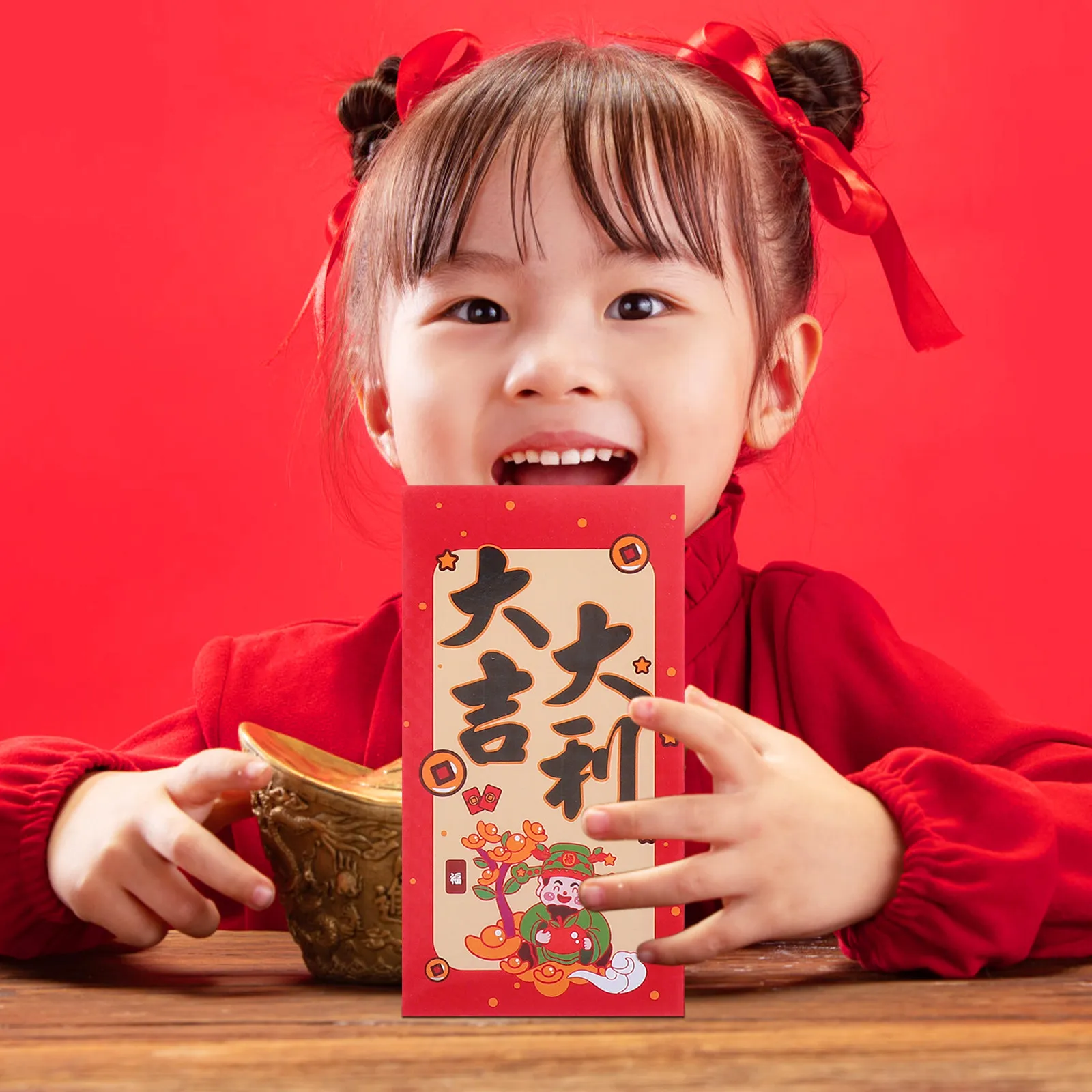 

18Pcs 3D Chinese New Year Red Envelopes 2025 Spring Festival Lucky Money Pockets Festive Reusable Hong Bao Greeting Cards Decor