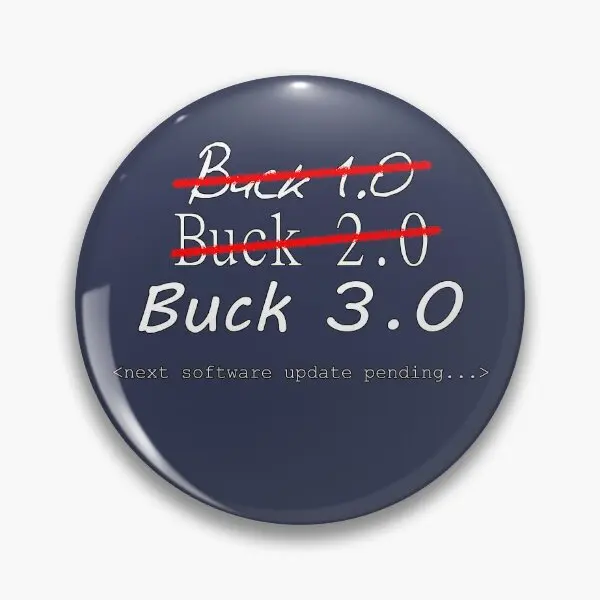 Buck Software Update  Soft Button Pin Collar Creative Funny Gift Women Metal Cute Jewelry Decor Cartoon Lover Lapel Pin Brooch