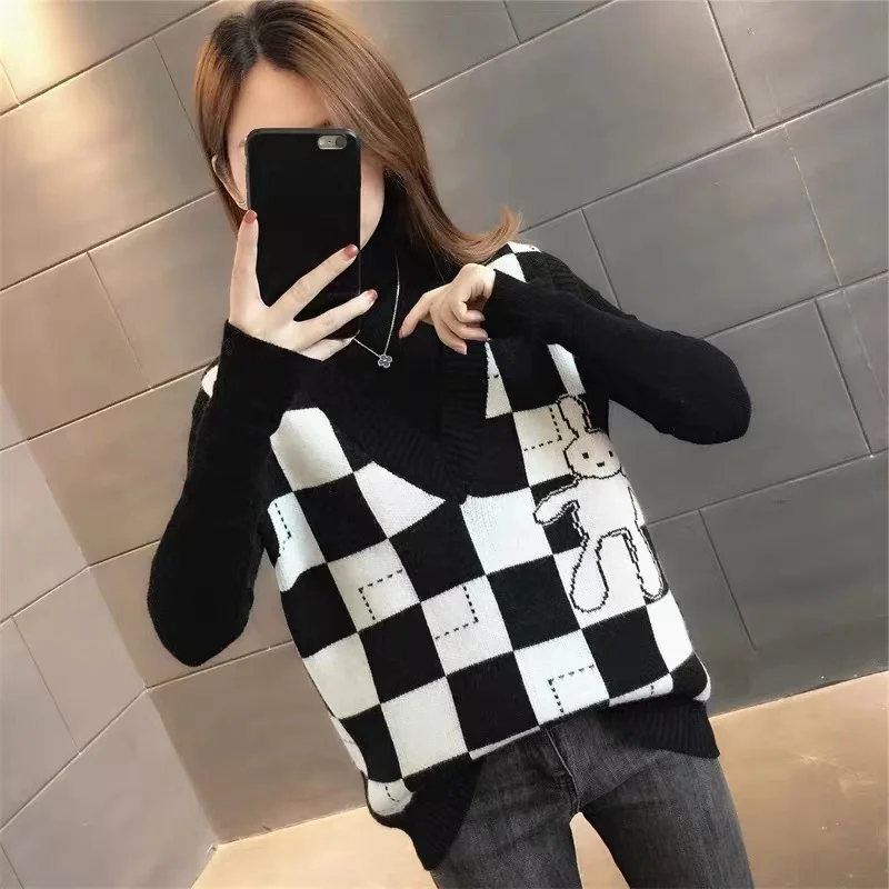 

Женский вязаный свитер, жилет, брендовая бирка, снятая верхняя одежда, топ V-Ne, обычная длина све, осенне-зимний сезон, поездка на работу, сле