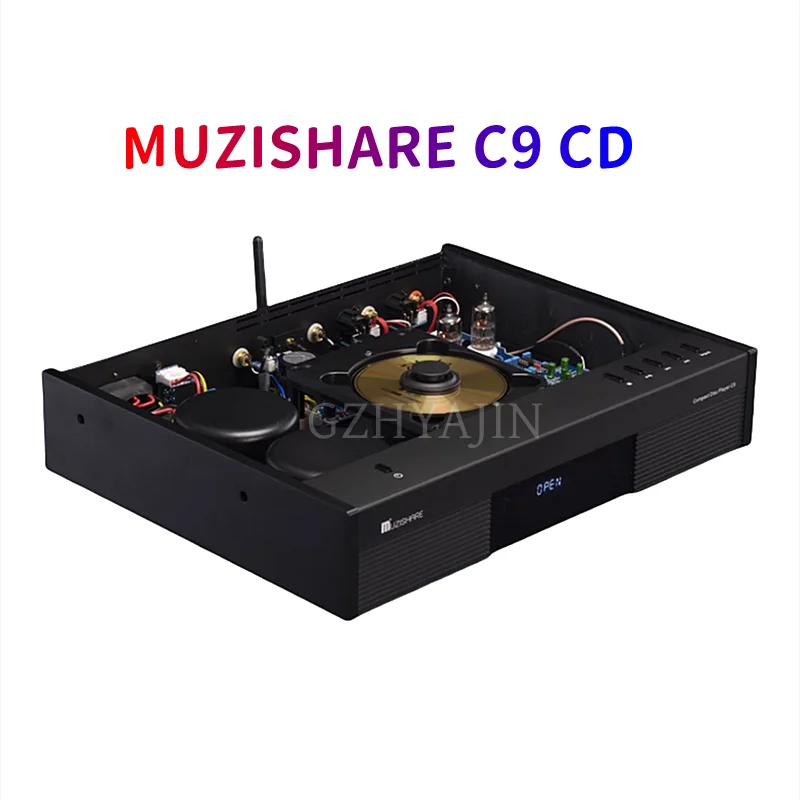 

Muzishare C9 Balanced Tube CD Player & ES9038Q2M Decoder High-Definition Bluetooth 6KE8 Lamp Buffer