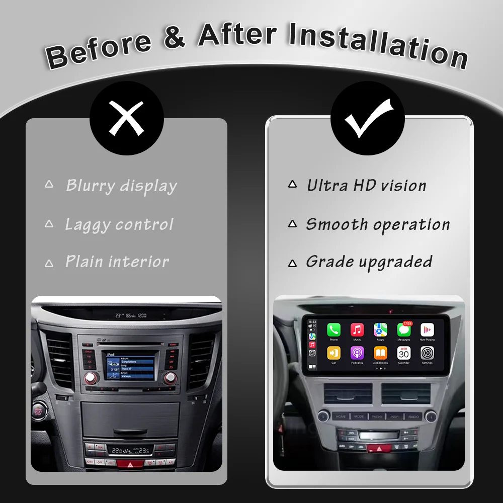 for Subaru Outback LHD 2009-2014 12.3