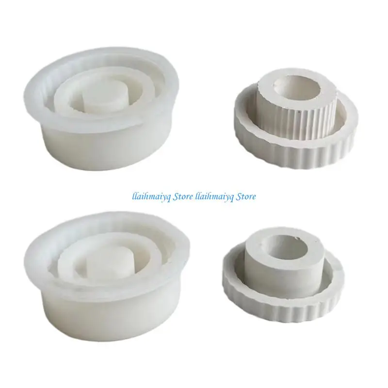 

573B Holder Mold for DIY Candlestick Jewelry Tray Wedding Home Table Decor