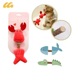 Cat Mint Toy Wooden Catnip Polygonum Tooth Grinding Rod Cleaning Teeth Cats Snacks Kitten Doll Pet Supplies Cat Toys Accessories