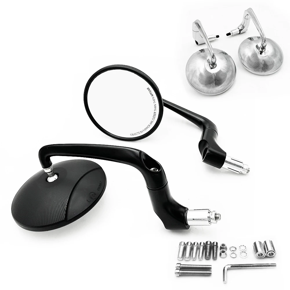 Motorbike Modification Reflector Handlebar Mirrors Reversing Mirrors CNC Universal Motocycle Rear View Mirror