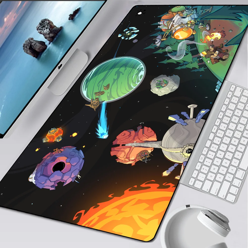 Outer Wilds Large Gaming Mouse Pad Computer Mousepad PC Gamer Mouse Mat Laptop Mausepad XXL Mouse Carpet Keyboard Mat Desk Pad