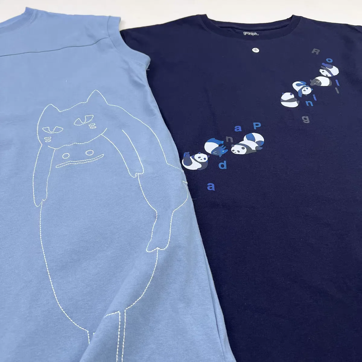 

G Brand Women's Summer Pure Cotton Svel Vest Loose Slimming Split Overhead Print T-irt Comfortable Breathable Casual Top