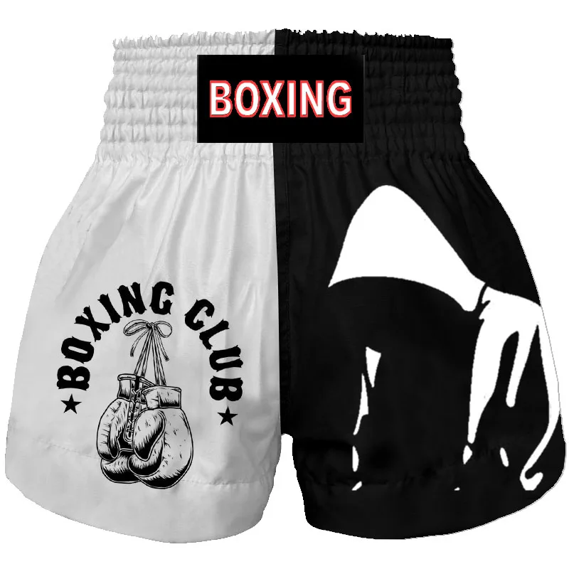 Muay Thai shorts, kids' adult training gym pants, boxing shorts, taekwondo BJJ MMA shorts