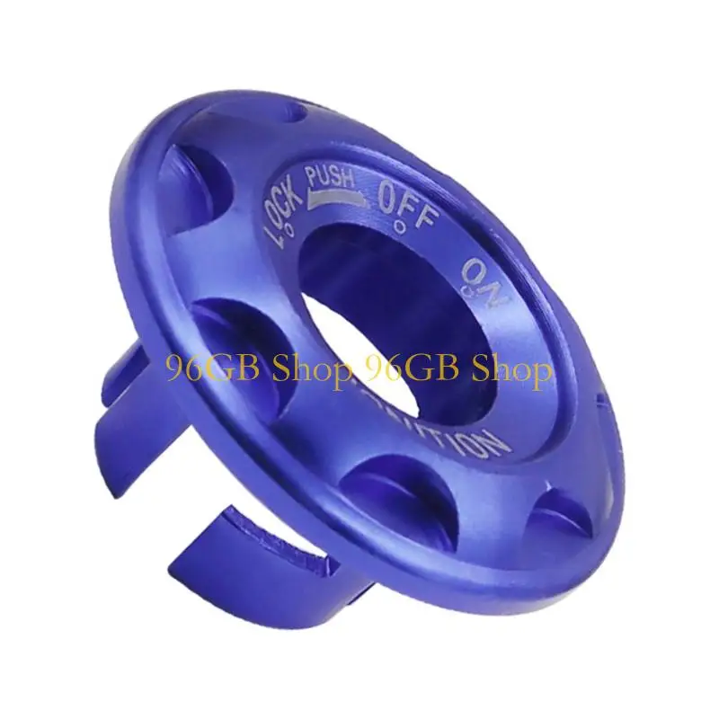 96GB Corrosion Resistant Aluminum Lock Housing For Bikes Theft Prevention Mechanism Ignition Lock Cover Decors