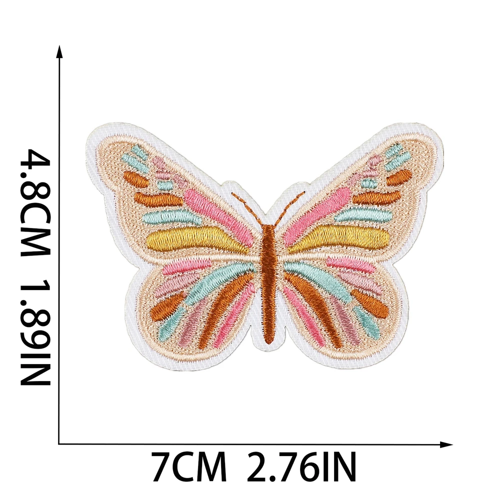 1pcs Patch Sunshine Stickers Iron On Patches for Clothing Sewing Embroidery Fusible Applique Badge Decoration Stripes