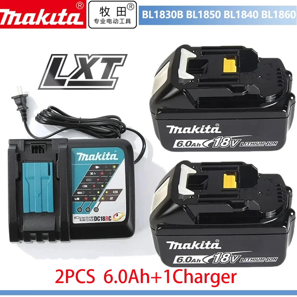 

Batería Makita de 18v, 100% mAh, BL1860, BL1850B, BL1850, BL1840, BL1830, 6000