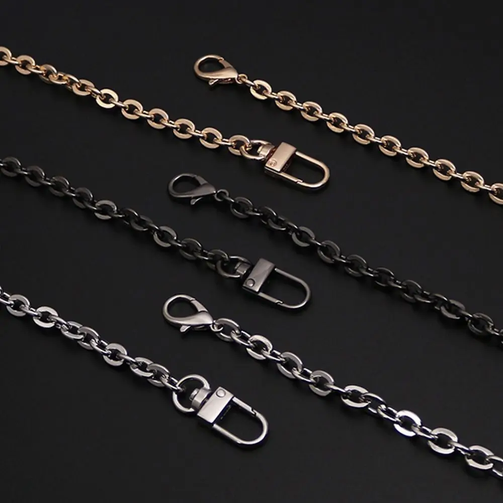 Gold Silver Black Metal Bag Chains Durable Adjustable Luxury Replacement Bag Chain Belt Crossbody Chain