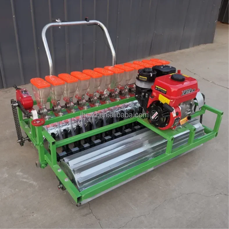 Multifunctional vegetable seeder coriander green cabbage scallions rapeseed electric gasoline engine precision seeder