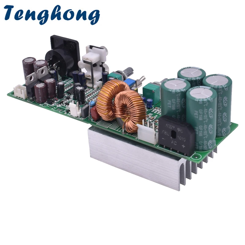 Tenghong TDA8954TH Subwoofer Amplifier Board 420W Mono Digital Audio Amplifier Dual AC Power For 15inch Woofer Speaker DIY AMP