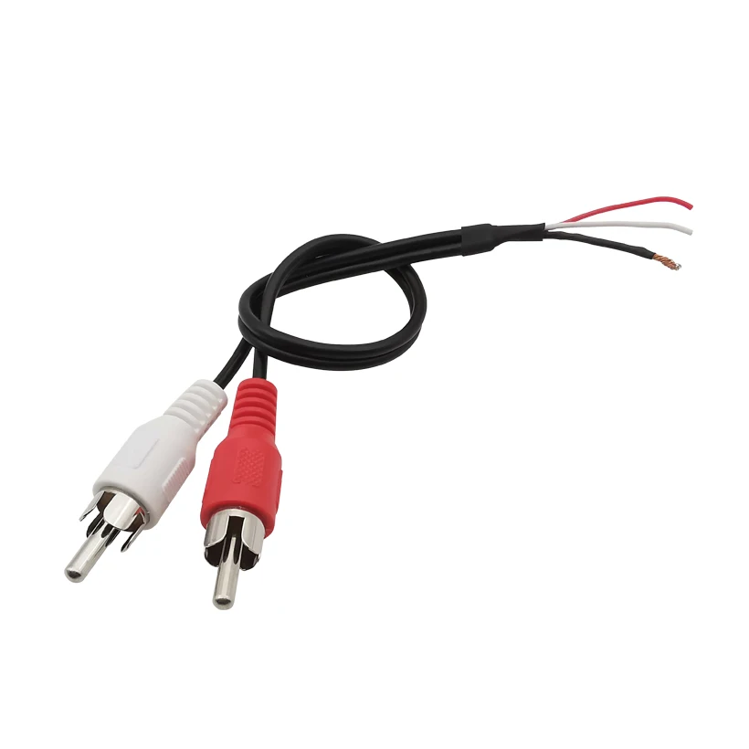 Żeńskie/męskie złącza Audio RCA kable Stereo AV wtyczka wideo Adapter przedłużacz DIY przewód