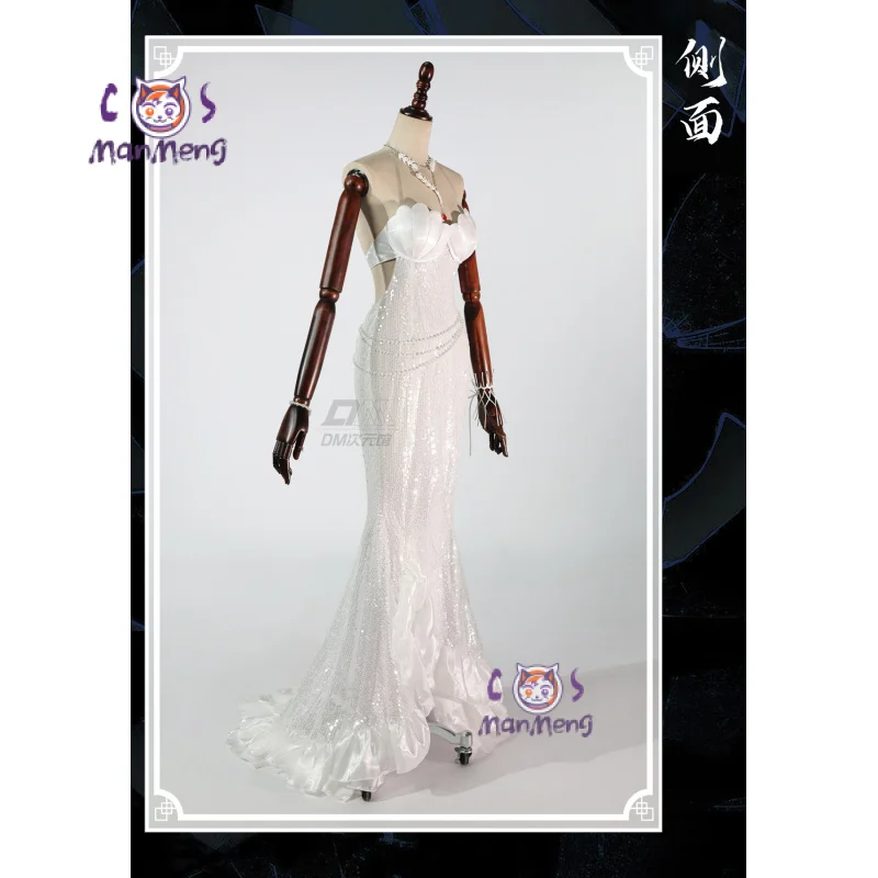 LL Косплей Костюм Игра «Путь в никуда» Платье Серьги Ожерелье Головные уборы Реквизит Хэллоуин Вечеринка Женская сексуальная LL Новая униформа