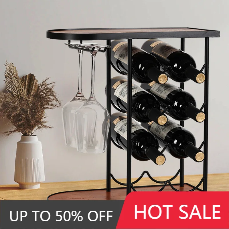 Wooden Wine Rack Detachable Desktop Wine Bottle Holders Household Kitchen Bar Storage Shelf Barware Restaurant Accessories