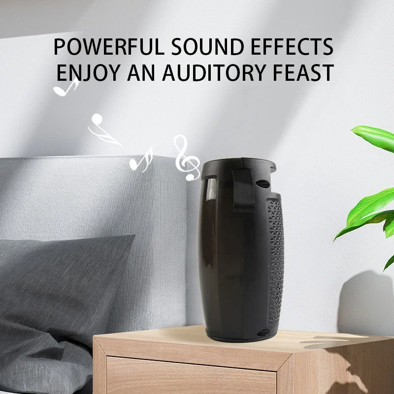 HOMEFISH Bluetooth Speakers Powerful Portable  Wireless Sound Box Subwoofer Car Audio Bass MP3 Player Sound System LED Lights