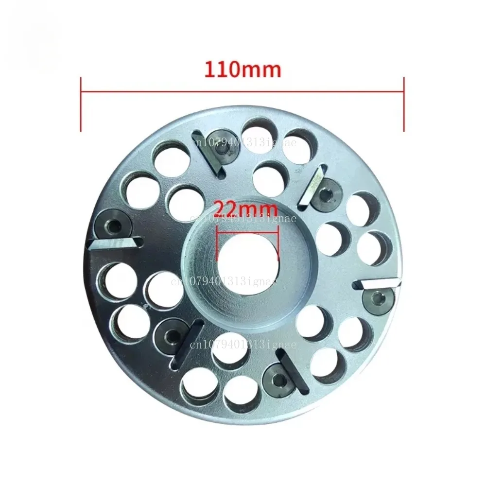 Hoof Trimming Knife Disc for Cattle Hoof Trimming Machine 6 Blades Outer Diameter 110mm Inner Diameter 16mm 22mm