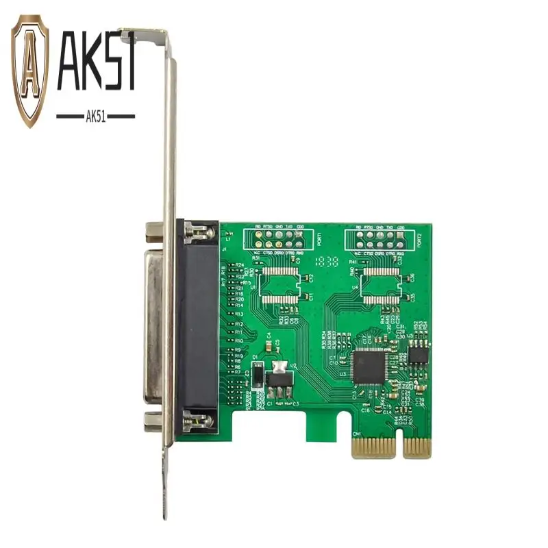 AK51-Controller Card ST315 Pcie X1 AX99100 1P DB-25 Pin LTP1 Print Terminal Multi-Function Convenient Controller Card
