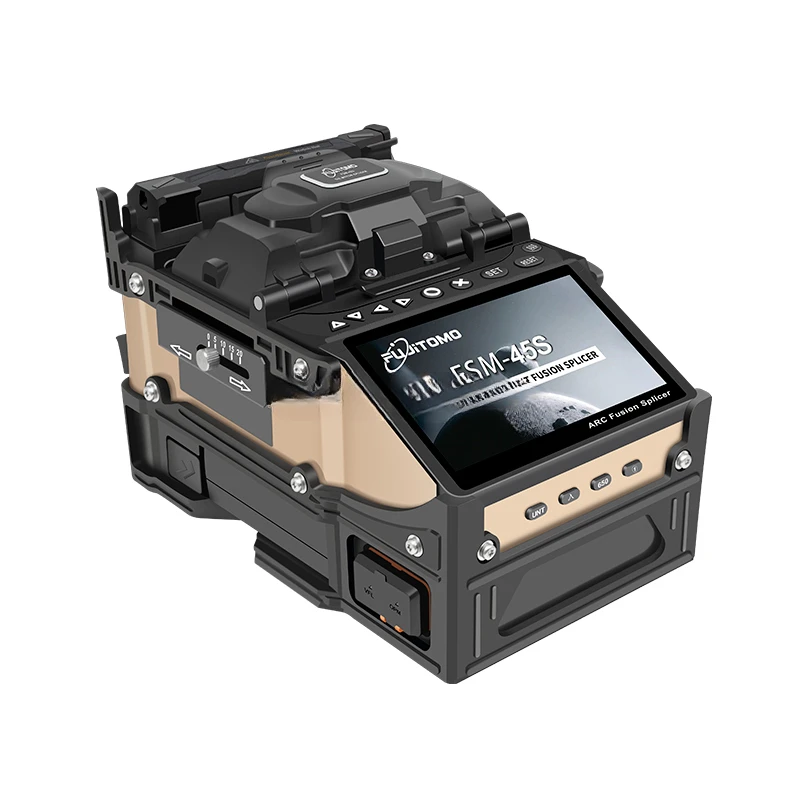 FSM-45S FSM-43S SD-9 KF4A Ai-9 Fiber Optic Fusion Splicer Machine 6 Motor Core To  Splicing Price with OPM and VFL