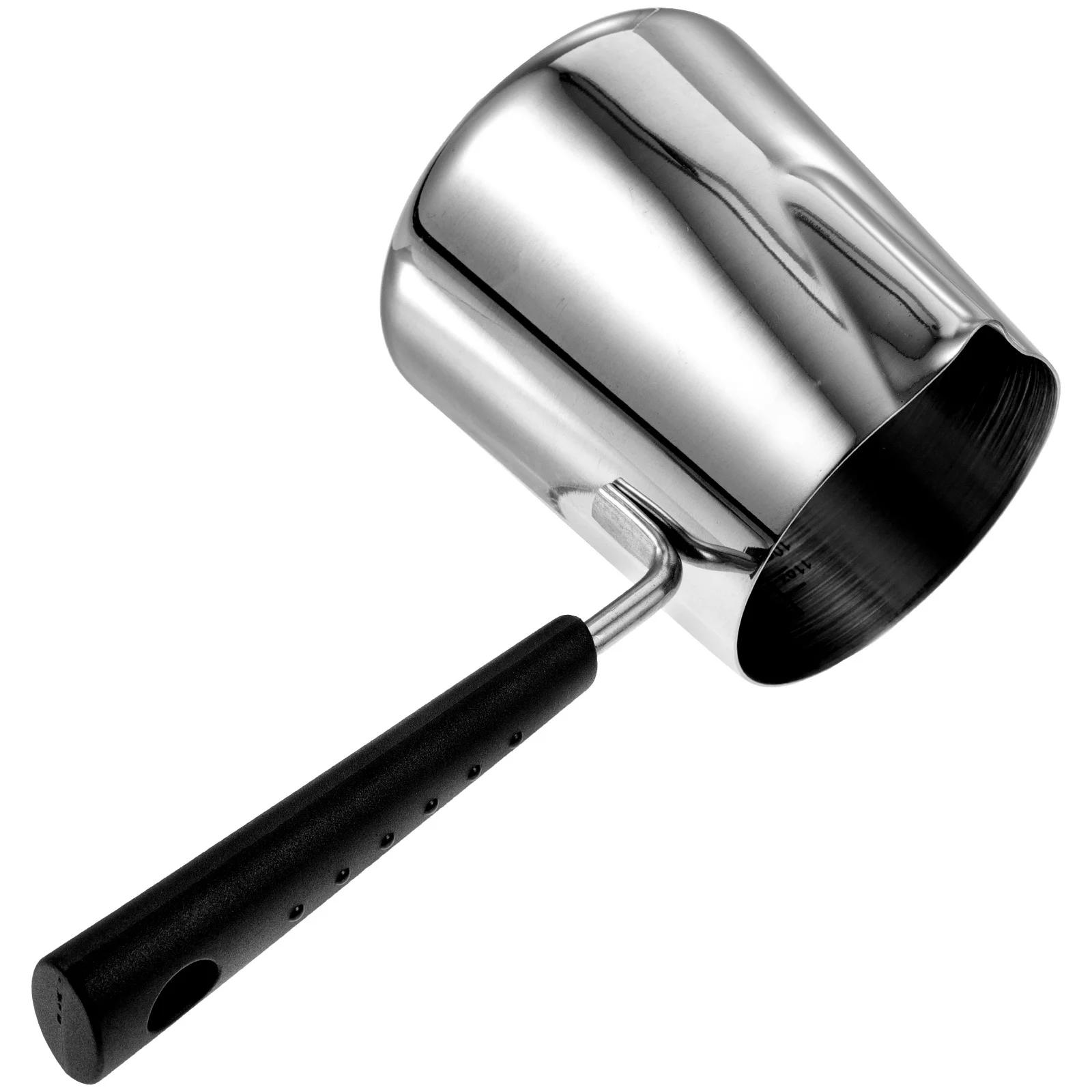 

Small Stainless Steel Saucepan Oil Pot Milk Pot Ergonomic Handle Pouring Spout Gas Induction Cooker Rapid Heat Conduction