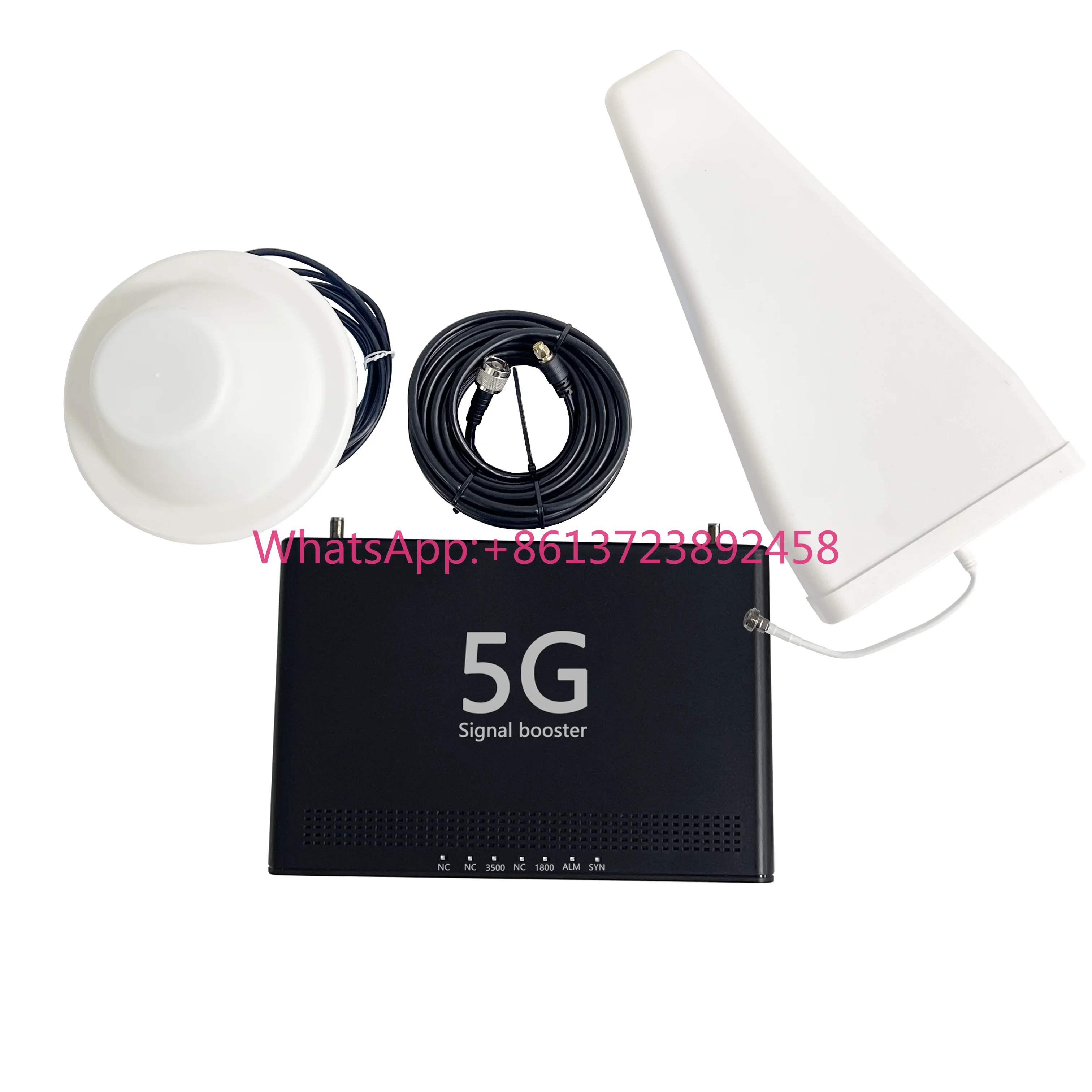 5G N78-3500MHz+4G-1800MHz AGC/ALC Dual Band Cellular Booster/Network Signal  Repeater/Mobile Amplifier