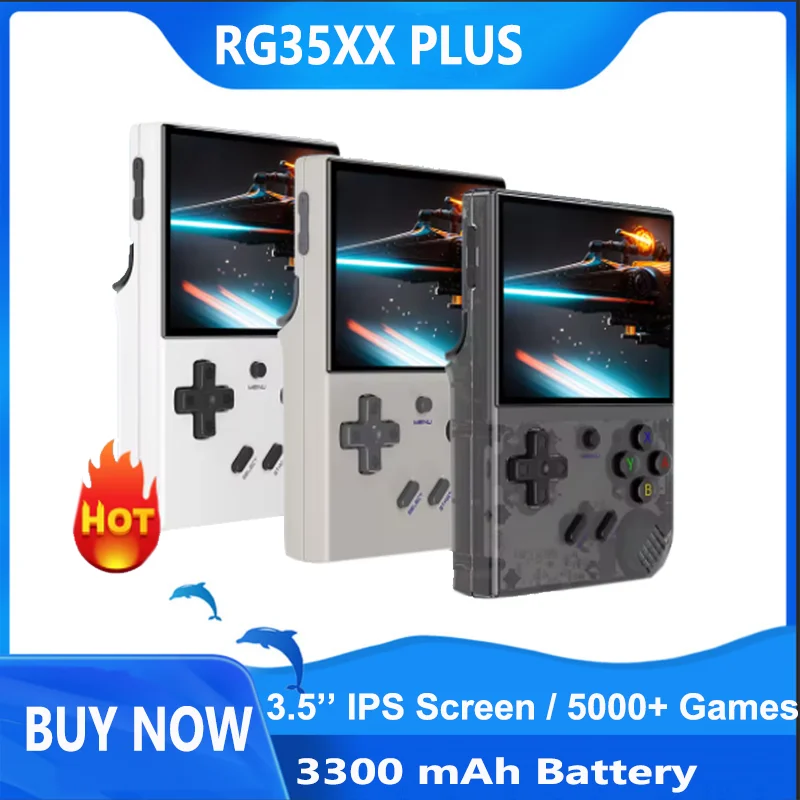 

Anbernic RG35XX Plus Game Console Portatil Gamer CPU HT700 LPDDR4 1GB Support WIFI Portable Video Handheld Game Player