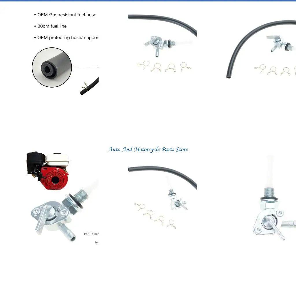 P9FD Lắp ráp petcock nhiên liệu đáng tin cậy cho 50cc 70cc 110cc 125cc xe đạp bụi bẩn Động cơ bảo trì động cơ nhỏ với thiết kế
