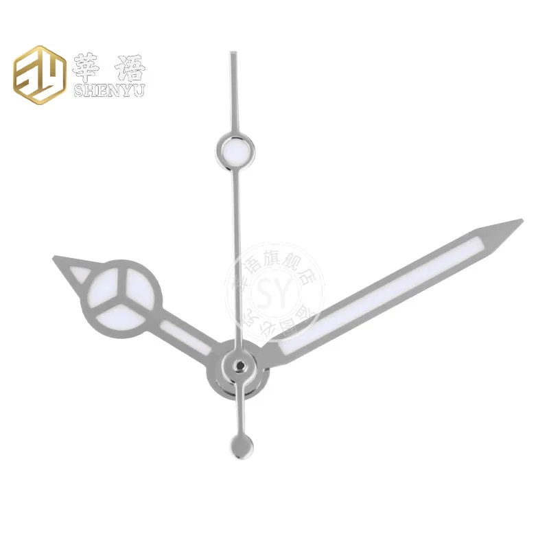 Shenyu ساعة مضيئة الأيدي ل رولكس المياه شبح سجل الغواصة/Datejust NH35 NH36 حركة تعديل ساعة اليد الثانية