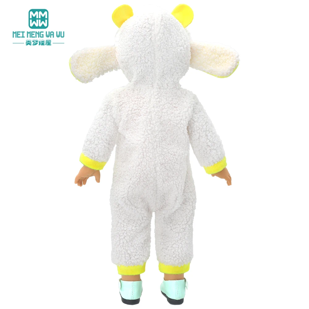 Puppe Kleidung Fit 45cm Spielzeug Amerikanische Puppe Mode Cartoon Gaze Kleid Hemd Hosen Schuhe Mädchen Geschenke – Detail 25