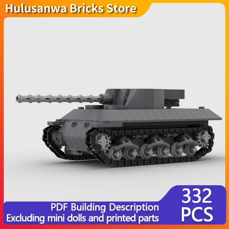 

M36 WW2 Танк-разрушитель Модель MOC Строительные кирпичи Военное оборудование Модульная технология Подарки Праздничная сборка Детские игрушки Костюм