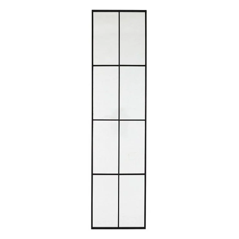 

Modern simple wrought iron living room dining room entrance balcony false window cosmetic mirror