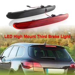 Rear 3rd Brake Light Red LED High Mount Third Stop Signal Lamp for Opel/Vauxhall Astra J 5D Hatchback GTC OPC 13372164 13262019