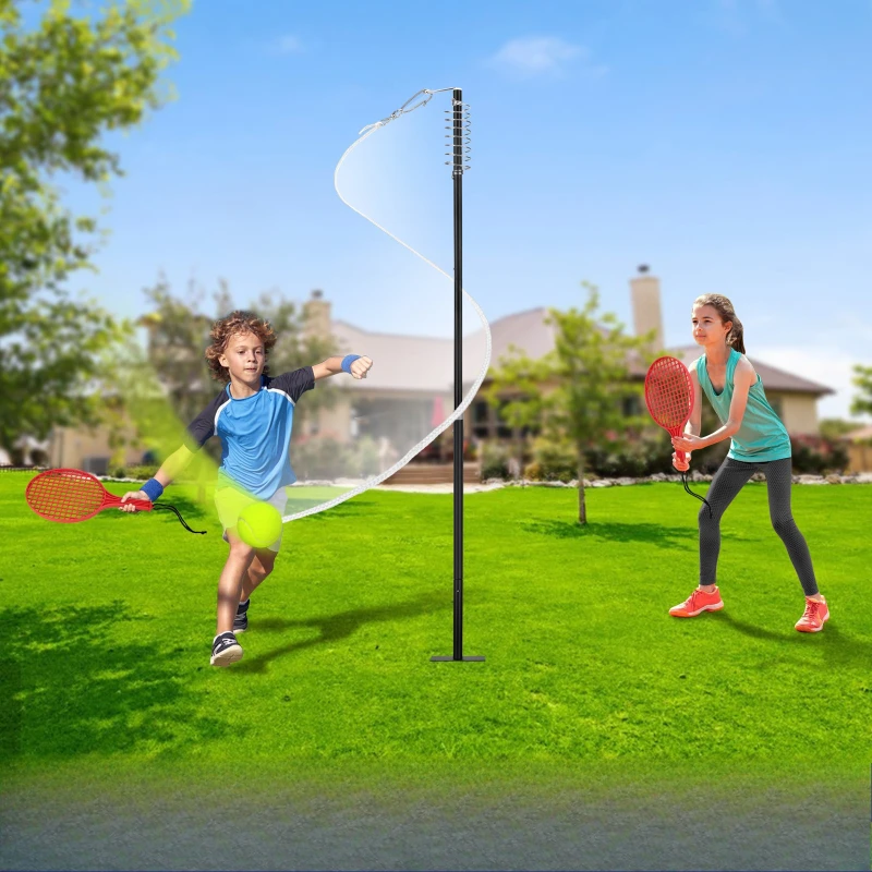 

Tennis Trainer Rebound Auxiliary Equipment Children Young Adults Beginners Swing Practice