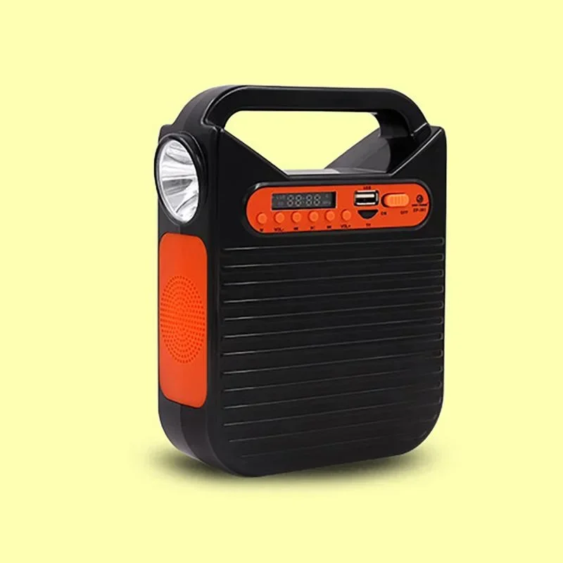 Imagem -05 - Sistema de Energia Solar Portátil Kit Gerador Painel Solar com Rádio fm Lâmpadas Led Iluminação Emergência ao ar Livre para Acampamento Caminhadas