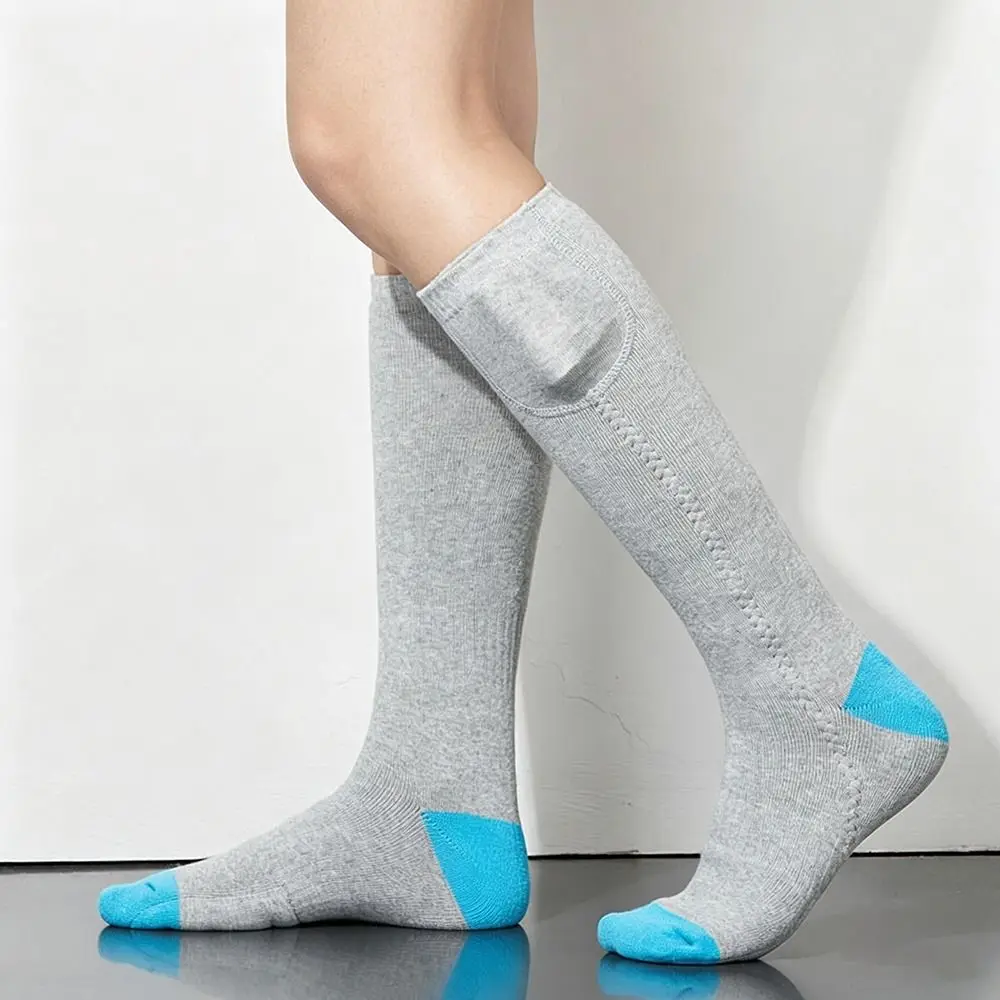 Rechargeable Electric Heated Socks Thermal Insulation USB Powered Heated Foot Warmers Battery Box Anti-Cold Winter Sport Socks
