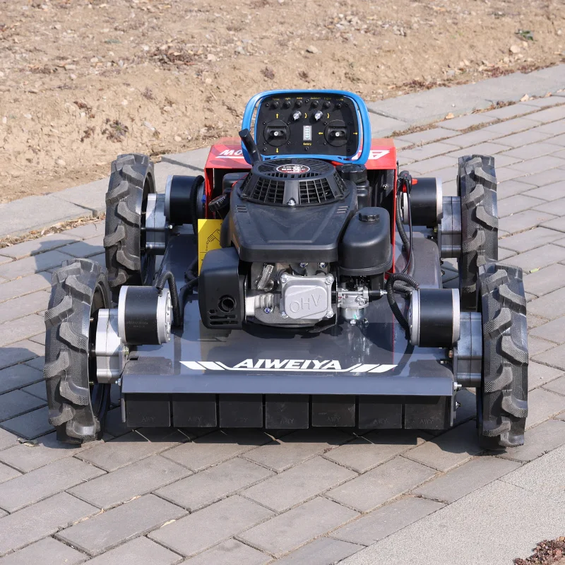 Customized Chinese Factory Remote Control Lawn Mower Self-propelled Robot Lawn Mower All Terrain Self-propelled for Narrow Area